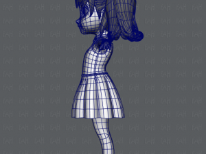 girl v05 3D Model