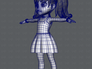 girl v05 3D Model
