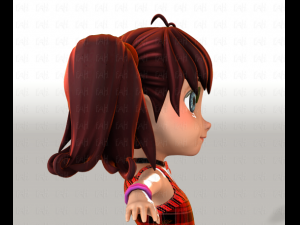 girl v05 3D Model