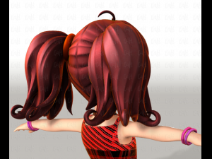 girl v05 3D Model