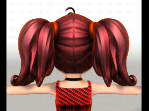 girl v05 3D Model