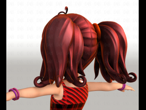 girl v05 3D Model