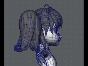 girl v05 3D Model