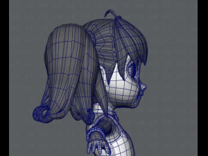 girl v05 3D Model