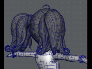 girl v05 3D Model