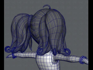 girl v05 3D Model
