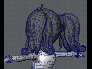 girl v05 3D Model