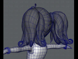 girl v05 3D Model