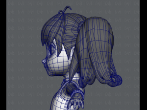girl v05 3D Model