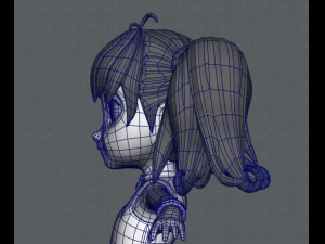 girl v05 3D Model