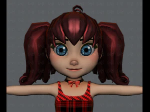 girl v05 3D Model