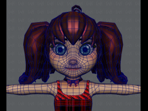 girl v05 3D Model