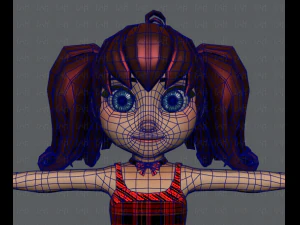 girl v05 3D Model
