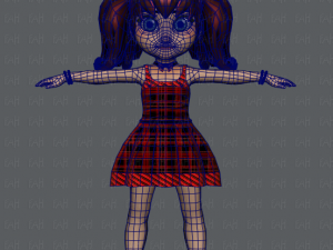 girl v05 3D Model