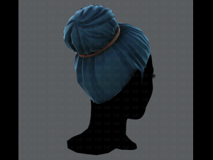 3d hair style for woman v01 3D 模型