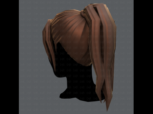 3d hair style for woman v02 3D Model