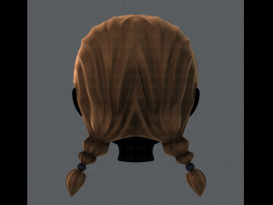 3d hair style for girl v06 3D 모델