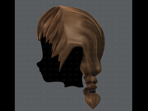 3d hair style for girl v06 3D 모델