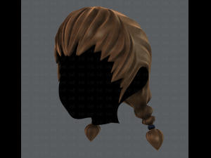 3d hair style for girl v06 3D 모델