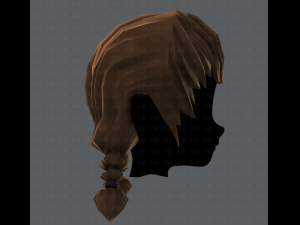 3d hair style for girl v06 3D 모델