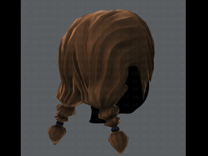 3d hair style for girl v06 3D 모델