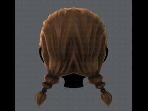 3d hair style for girl v06 3D 모델