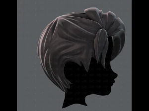3d hair style for boy v06 3D Model
