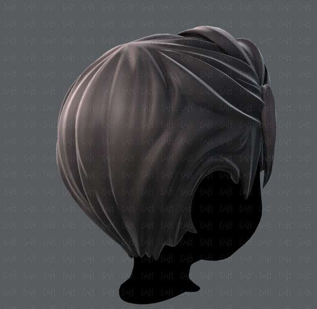 3d hair style for boy v06 3D Model in Other 3DExport