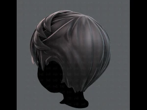 3d hair style for boy v06 3D Model