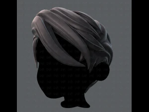 3d hair style for boy v06 3D Model