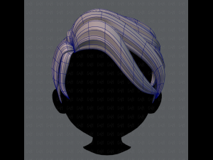 3d hair style for boy v06 3D Модель