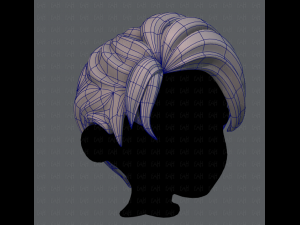 3d hair style for boy v06 3D Модель