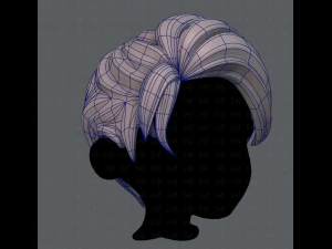 3d hair style for boy v06 3D Model