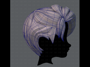 3d hair style for boy v06 3D Модель