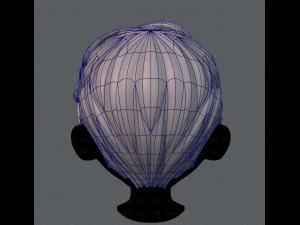 3d hair style for boy v06 3D Model