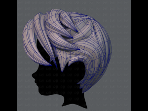 3d hair style for boy v06 3D Модель