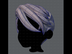3d hair style for boy v06 3D Модель