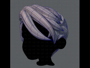 3d hair style for boy v06 3D Model