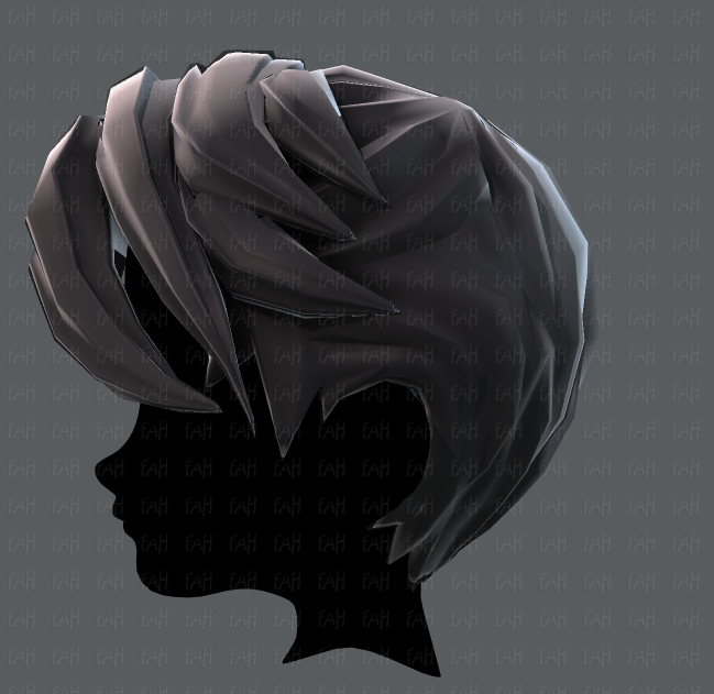 3d hair style for boy v06 3D Model in Other 3DExport