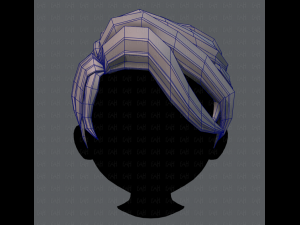 3d hair style for boy v06 3D Модель