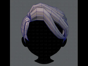 3d hair style for boy v06 3D Model