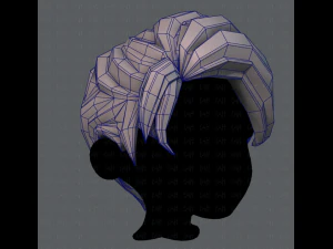 3d hair style for boy v06 3D Model