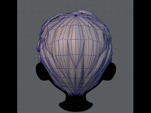 3d hair style for boy v06 3D Model