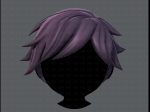 3d hair style for boy v07 3D Model