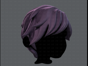 3d hair style for boy v07 3D Model