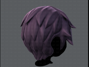 3d hair style for boy v07 3D Model