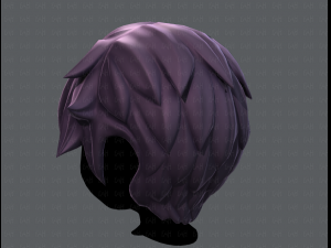 3d hair style for boy v07 3D Model