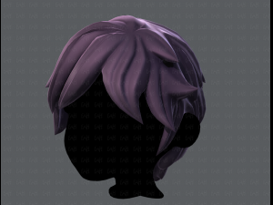 3d hair style for boy v07 3D Model