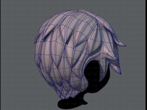 3d hair style for boy v07 3D Model