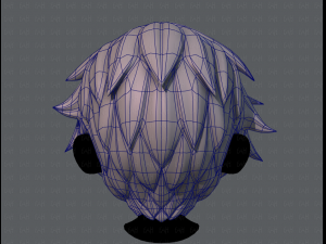3d hair style for boy v07 3D Model